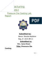  Die Casting Report