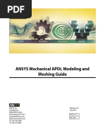 ANSYS Mechanical APDL Modeling and Meshing Guide PDF