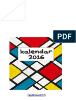 kalendar 2016