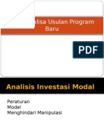 Menganalisa Usulan Program Baru