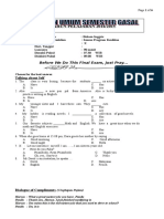 Soal Ujian Sem 1. Kurikulum 13