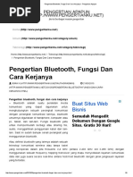Download Pengertian Bluetooth Fungsi Dan Cara Kerjanya - Pengertian Apapun by baba SN313428130 doc pdf