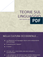 Teorie Sul Linguaggio Dal Mondo Greco Al Medioevo