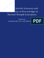 (Institute for the Study of the Ancient World) Seth Sanders, Jonathan Ben-Dov, (Eds.) - Ancient Jewish Sciences and the History of Knowledge in Second Temple Literature - NEW YORK UNIVERSITY PRESS (2014)