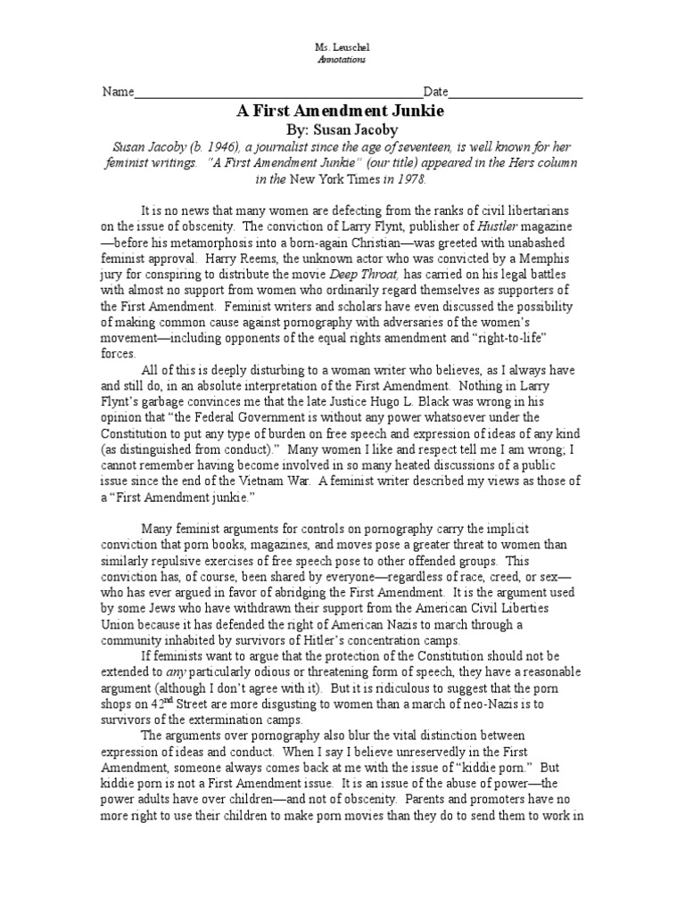 ≡Essays on First Amendment. Free Examples of Research Paper Topics, Titles GradesFixer