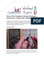 Make HowToUseAMultimeter686 PDF