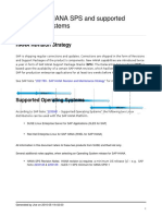 Understand HANA SPS and Supported Operating Systems