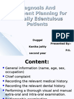 Diagnosis and Treatment Planning for Partially Edentulous Patients11