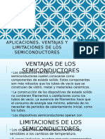 Aplicaciones, Ventajas y Limitaciones de Los Semiconductores