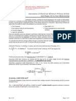 Calculation of Pulverizer Minimum Primary Airflow and Proper Air to Fuel Relationship