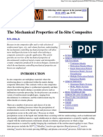 The Mechanical Properties of in-Situ Composites