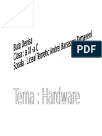 Denisa Buta - 11C - Hardware