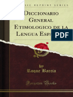 Diccionario General Etimológico de La Lengua Española 1400021847