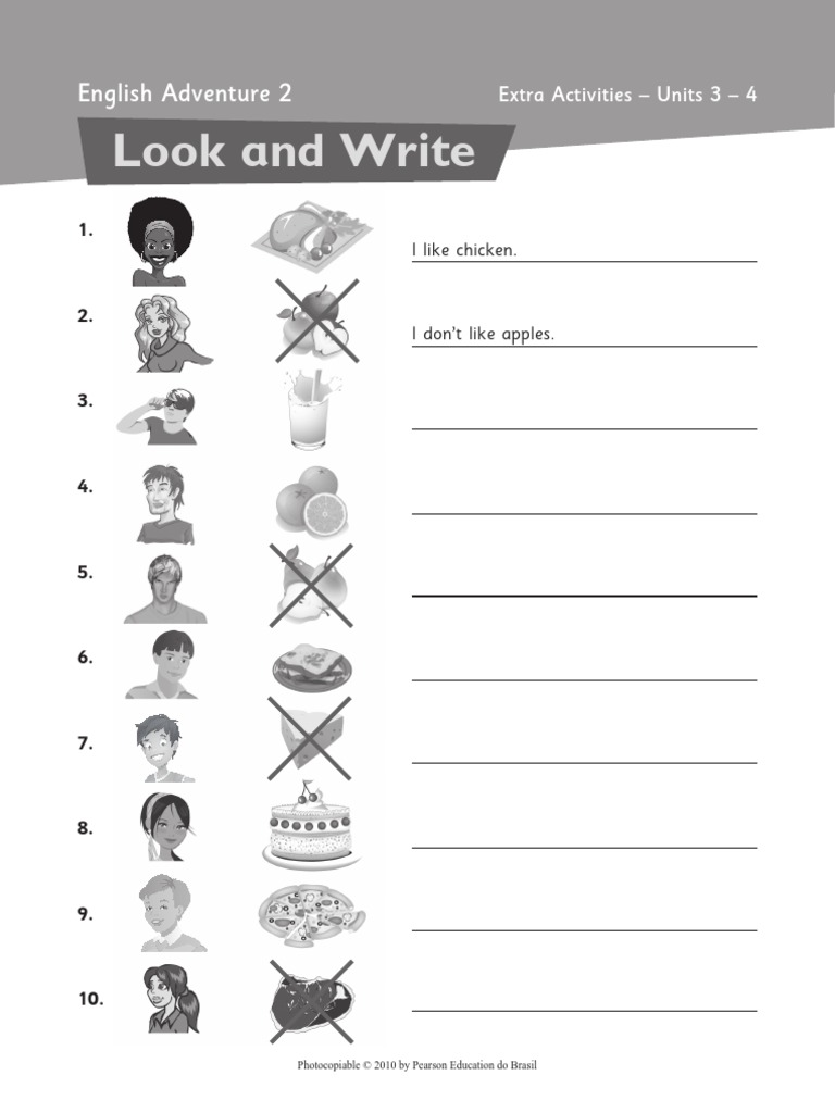 English Adventure 2 Extra Activities Units 3 4 PDF | PDF