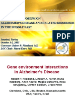 Regional Symposium On Alzheimer'S Disease and Related Disorders in The Middle East