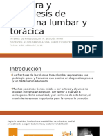 Protocolos en Fractura y Artrodesis de Columna Lumbar