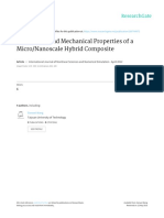 Fabrication and Mechanical Properties of A MicroNanoscale Hybrid Composite PDF