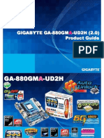 Gigabyte GA-880GMA-UD2H Motherboard Product Guide