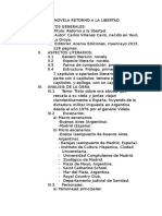 Analisis de La Novela Retorno A La Libertad