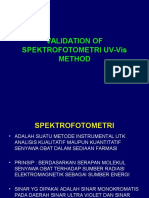 VALIDASI METODE SPEKTROFOTOMETRI UV-Vis