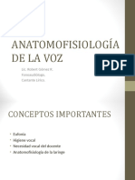 Anatomofisiolog A de La Voz