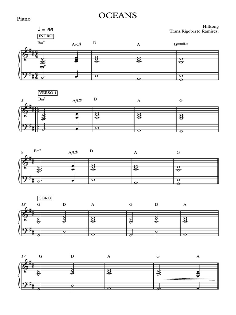 Oceans Piano