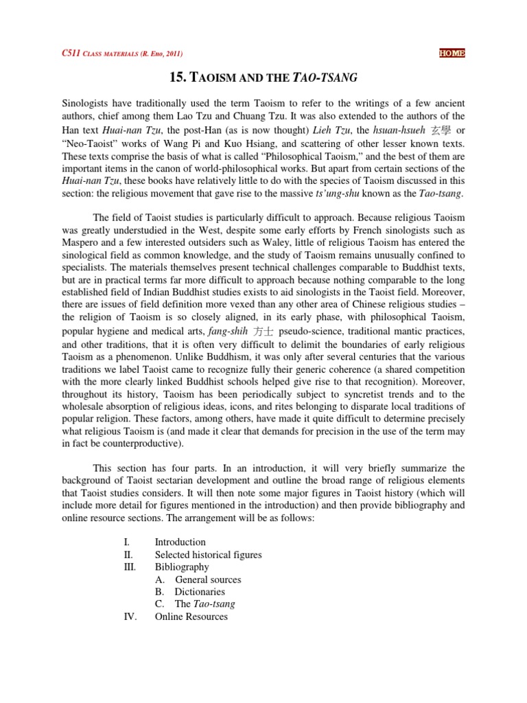 C511 15-Taoism PDF | PDF