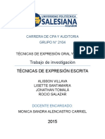 Tecnicas de Expresion Escrita