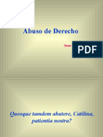 Abuso de Derecho