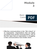 Module 3 - Basic of Internal Communication