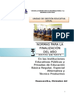 DIRECTIVA FINALIZACION 2013