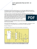 Simple Sine-wave Generator Has No Low or High-pass Filter