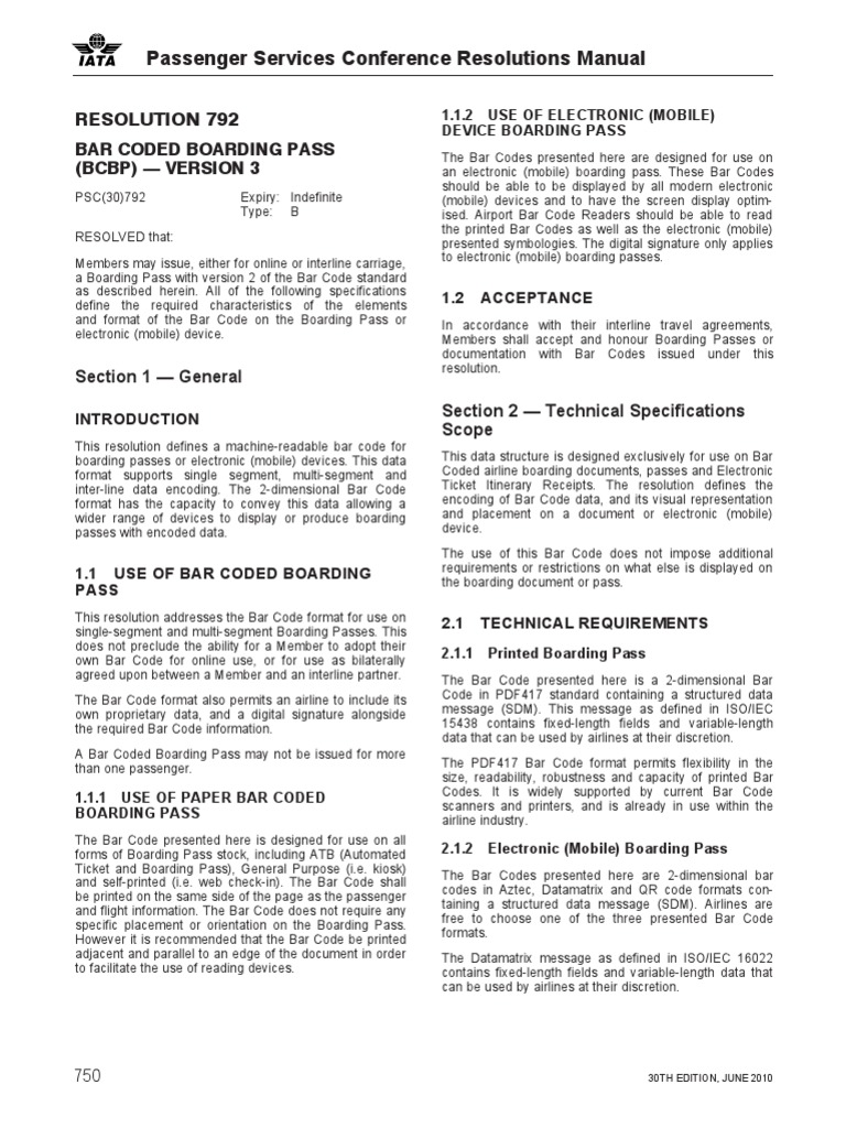 IATA resolution manual.pdf Barcode Qr Code