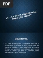 Presentación La Etica Profecional 