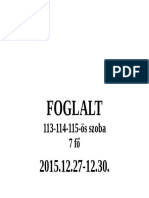 Foglalt tábla étteremnek