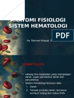 Anatomi Fisiologi Sistem Hematologi