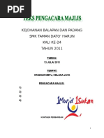 Teks Pengacara Sukan Tahunan