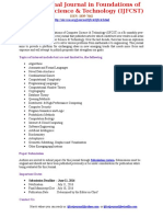 International Journal in Foundations of Computer Science & Technology (IJFCST)