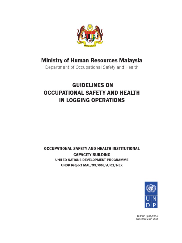 DOSH - Guidelines On Occupational Safety and Health in Logging ...