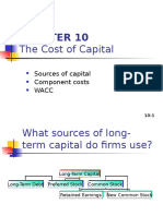 Chap 11 - The Cost of Capital