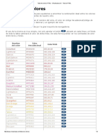 Tabla de Colores HTML - Virtualnauta PDF