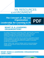 9.0 (The Concept of Learning Organization)