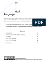1) Mathematical Language PDF