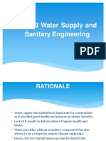 CEE 6343 Water Supply and Sanitary Engineering