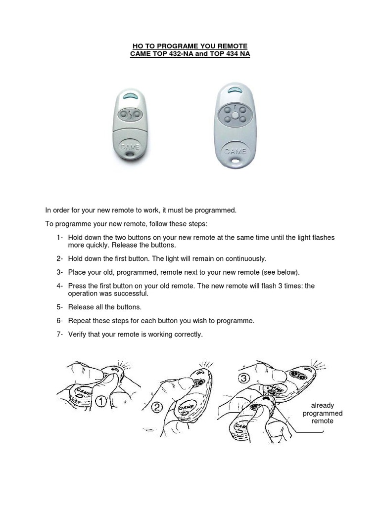 Program Your TOP 432-NA Remote | PDF | Computers | Teaching Methods ...