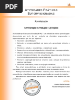 Administração Da Produção e Operações