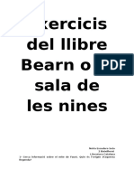 Exercicis Del Llibre Bearn o La Sala de Les Nines