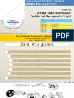 Zara: Operations Aspect