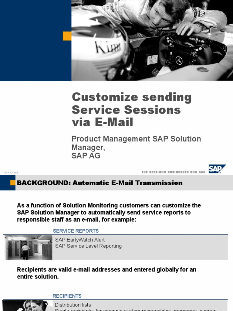 Customize Sending Services Sessions Via E-Mail | PDF | Computers