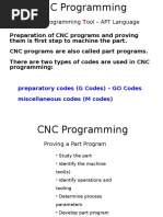 UNIT 7 - CNC - Lecture 3 - Programming